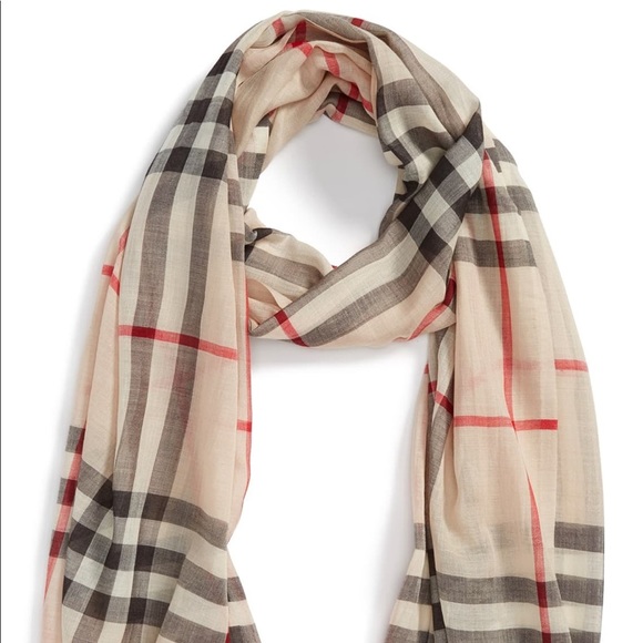 price of a burberry scarf